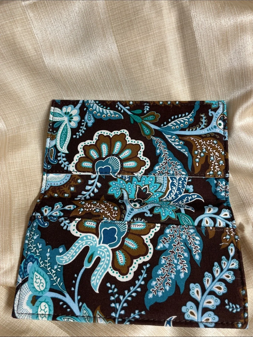 Vera Bradley Two-Piece Paisley Wallet Set - Red & Teal